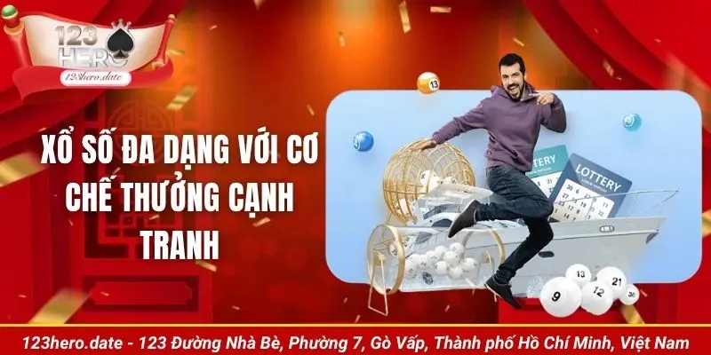 Xổ số đa dạng với cơ chế thưởng cạnh tranh