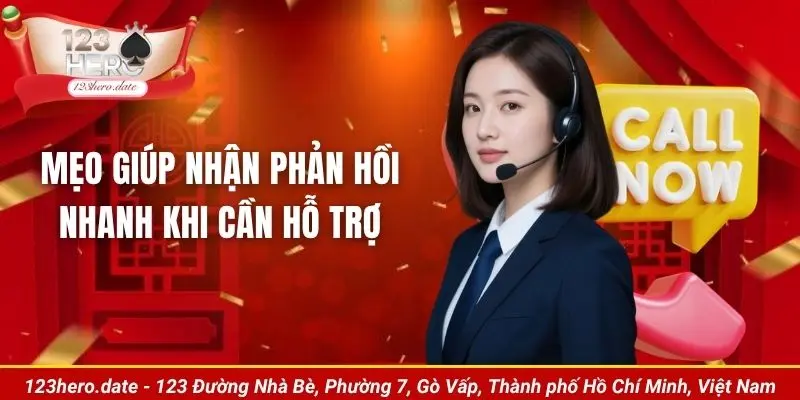 Mẹo giúp nhận phản hồi nhanh khi cần hỗ trợ