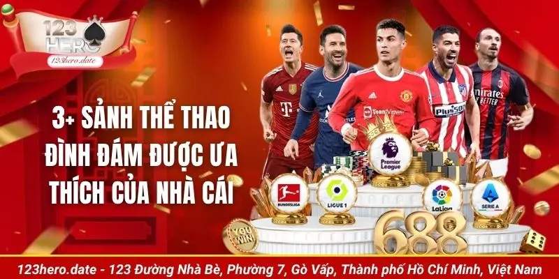3+ sảnh thể thao đình đám được ưa thích của nhà cái